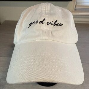 Good Vibes White Carbon Elements Hat